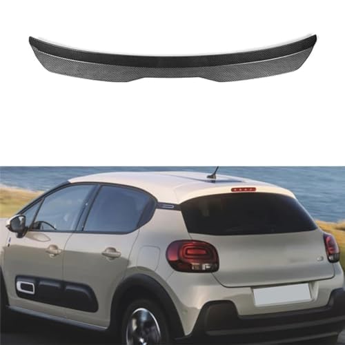 Auto Heckspoiler, Für Citroen C3 2018 2019 2020 2021, Auto Tuning, Dekoration, Anti-Crash, Fahrzeugstabilität, einfache Montage, Spoilerlippe Protektor,B von ARTQEDCC