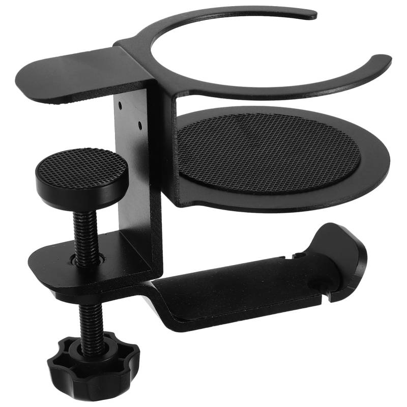 ARTSEWPLY STK Kopfhörer-aufhänger Computerzubehör Stehen Halter Headset Utensil Stand Großes Mauspad Schreibtisch Kopfhörerständer Aluminiumlegierung Black von ARTSEWPLY