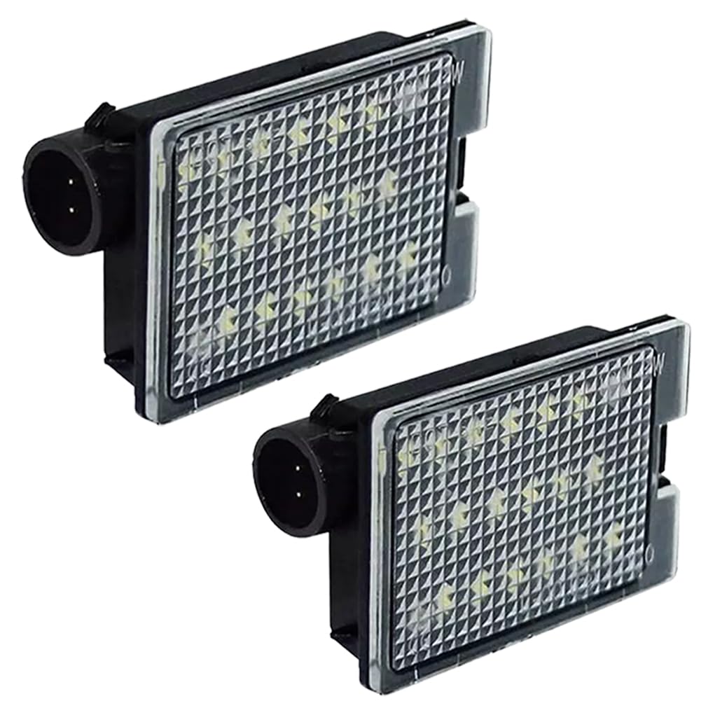 ARVALOLET 2 Stück LED-Kennzeichenbeleuchtung, Lampenbaugruppe, 6000 K, IP68, wasserdicht, superhell, 68370520AA 68244899AA für Durango 14–21 Citadel Rallye Pursuit von ARVALOLET