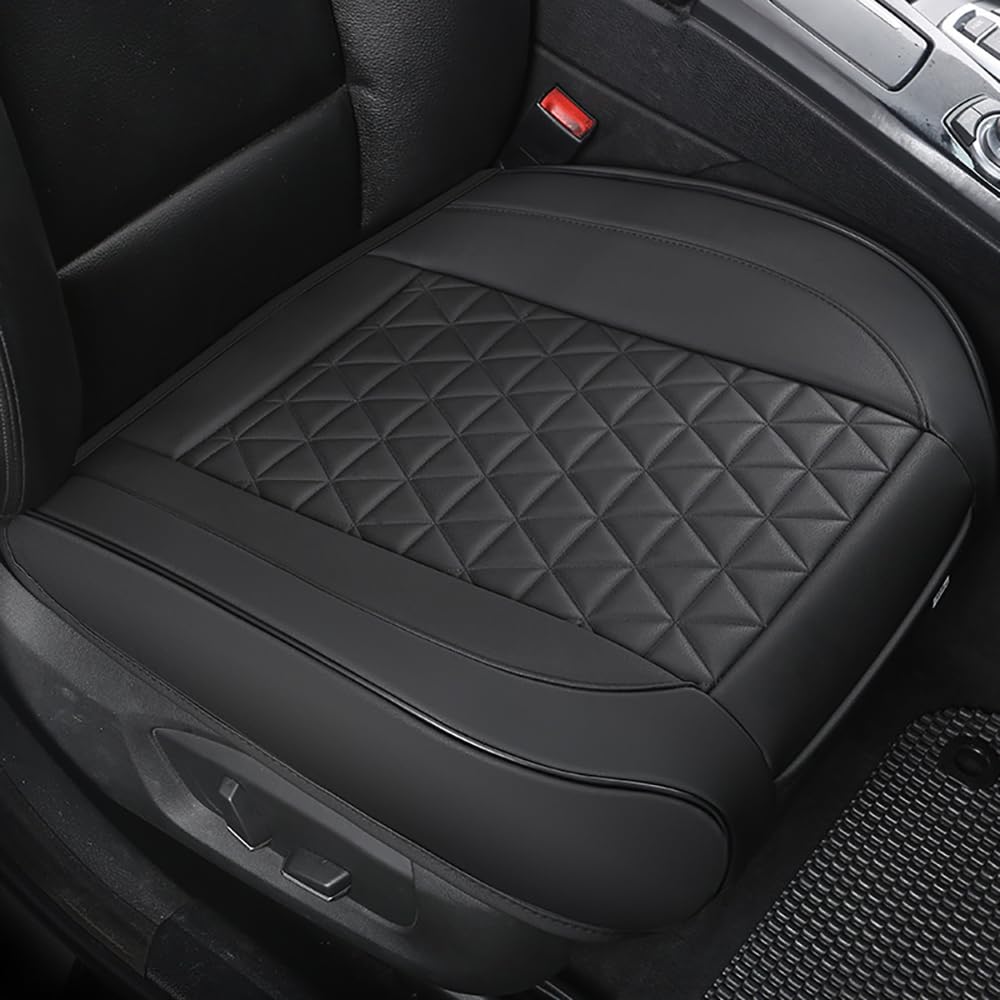 ARZARF Sitzkissen Auto,für FIAT Ducato Tipo Aegea 500 wasserdichte Anti Rutsch Weich und Atmungsaktiv Komfort Auto Sitzbezug Kissen Pad Mat Interior zubehör,Black-2pcs von ARZARF