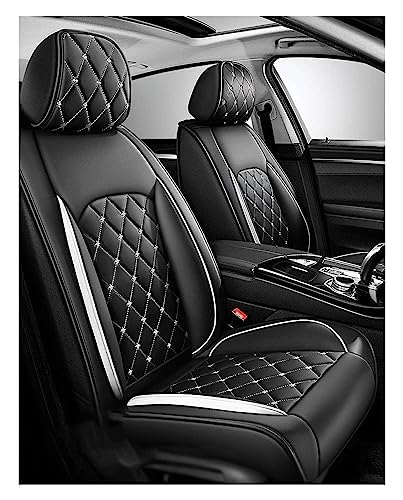 Auto Sitzbezüge, für Hyundai ix35 2009-2015 Sitzbezug aus PU-Leder Autositzbezüge Sets Atmungsaktiv Schonbezug Sitzauflagen Auto,A von ARZARF