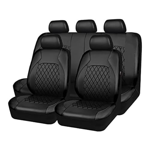 Auto Sitzbezüge, für Peugeot Bipper 2008-2014 Sitzbezug aus PU-Leder Autositzbezüge Sets Atmungsaktiv Schonbezug Sitzauflagen Auto,B von ARZARF