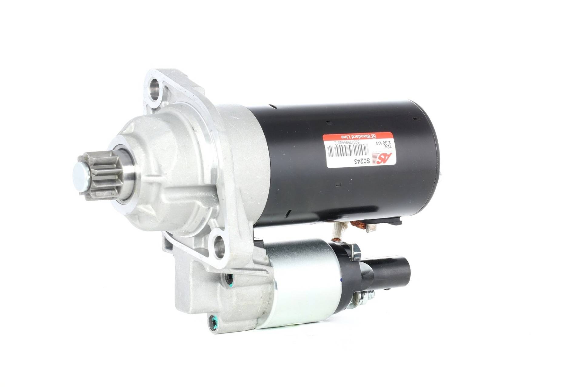 AS-PL Anlasser VW,AUDI,SKODA S0243 02M911023N,02M911023NX,02M911023P Starter 02M911023PX,02M911024,02M911024A,02M911024AX,02M911024N,02M911024NX von AS-PL