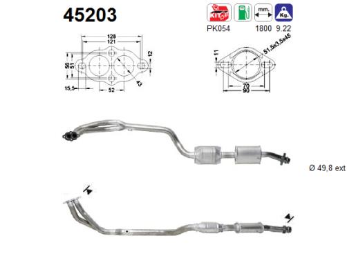 Katalysator AS 45203 von AS