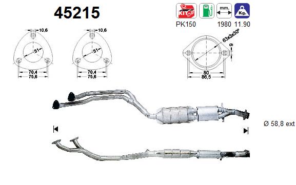 Katalysator AS 45215 von AS