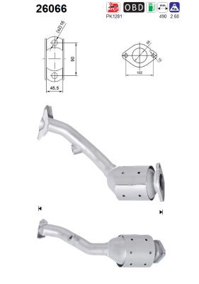 Katalysator vorne AS 26066 von AS