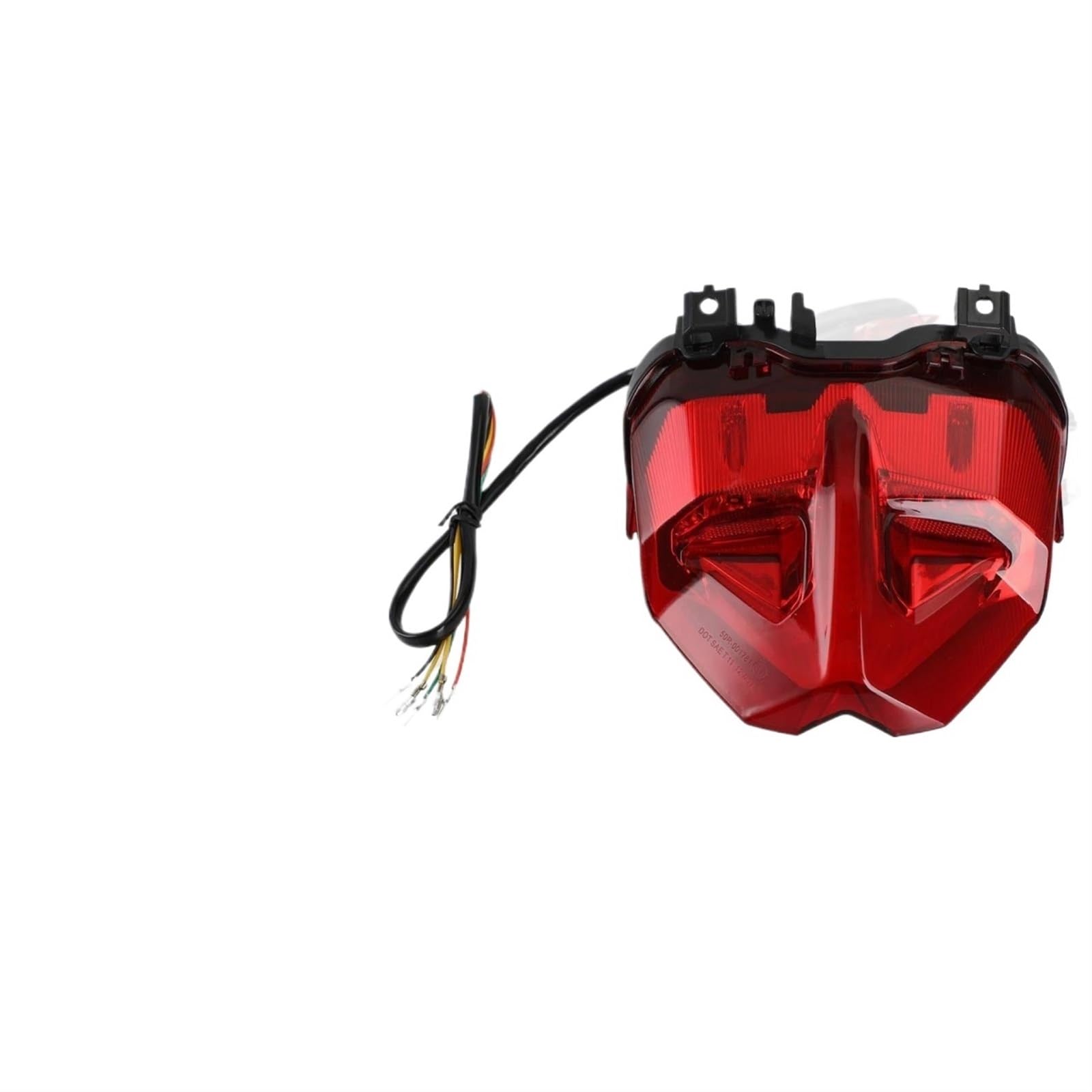 Für MT-09 MT10 SP 2021-2022 Motorteile Hintere Bremslichter Blinker Integriertes Motorrad Rücklicht Bremslicht Rund(Rot) von ASBVRJF