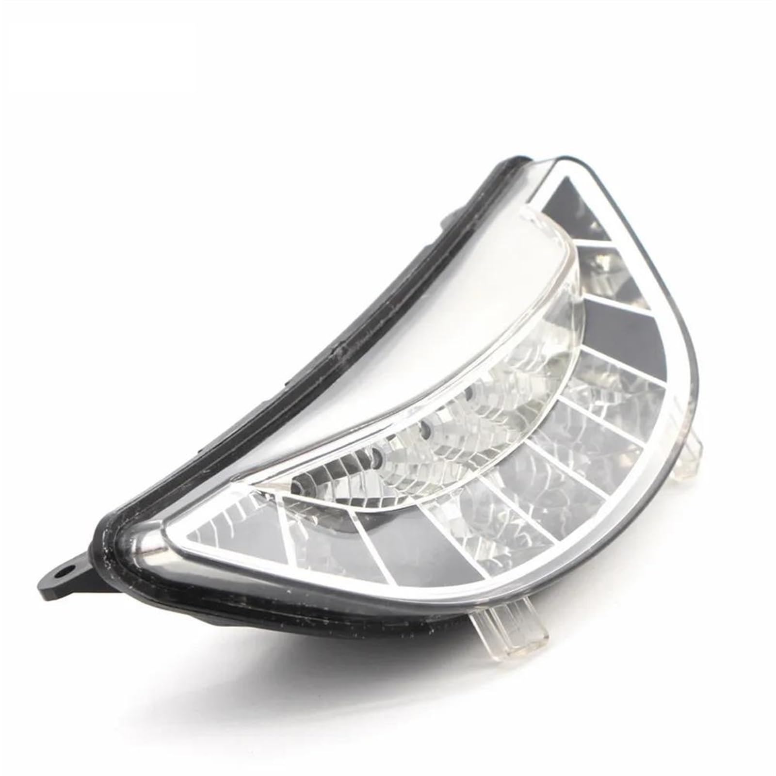 Für V-MAX 1700 2009 2010 2011 2012 2013 Bremse Blinker Integriertes Licht Motorrad Rücklicht Motorrad Rücklicht Bremslicht Rund(WHITE) von ASBVRJF