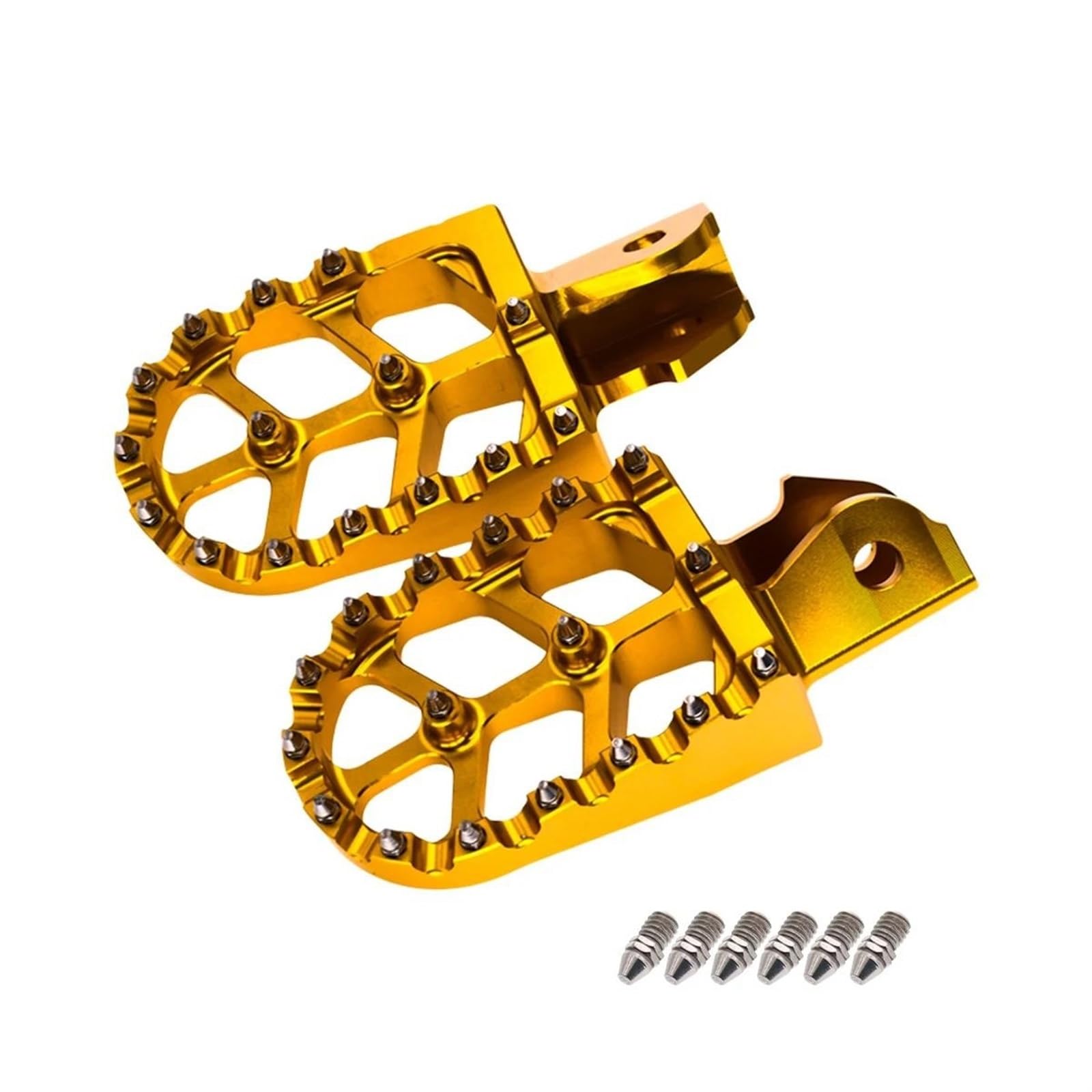 Fußrasten Pedal Aluminium Fußrasten Rest Fußrasten Motorrad Für Talaria Moto Acessorios Für Sur-Ron Surron Licht Bee X/S CNC Verstellbare Fußrasten Motorrad(Gold) von ASBVRJF