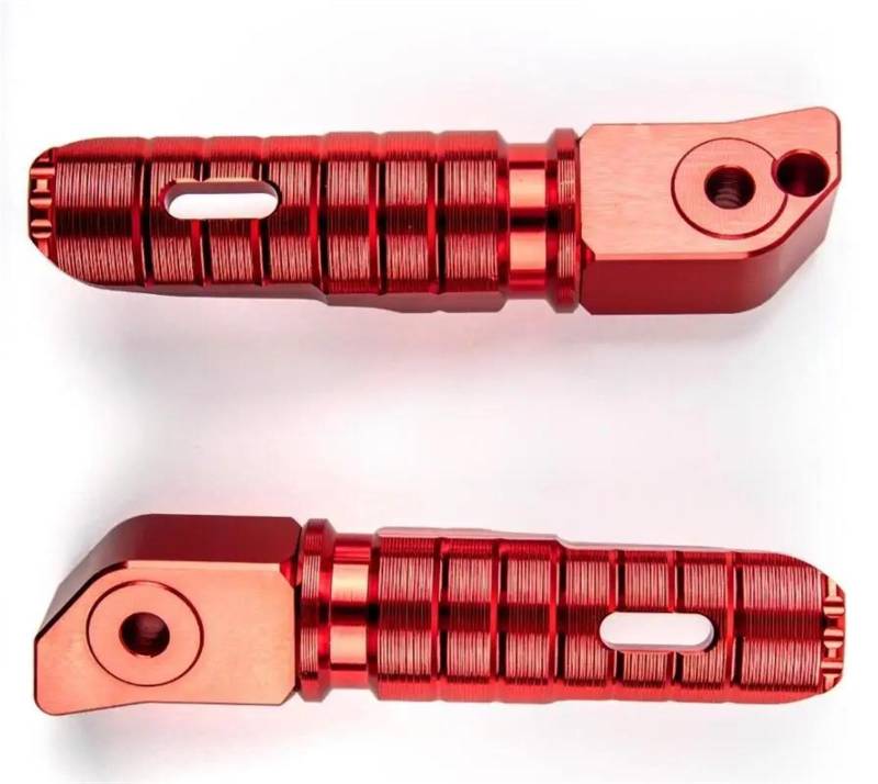 Fußrasten Pedal Areyoushop Motorrad-Fußrasten Hinten Für CBR250RR CBR600RR CB500 CB650R/CBR650R Motorradabdeckungen Verstellbare Fußrasten Motorrad(Red) von ASBVRJF