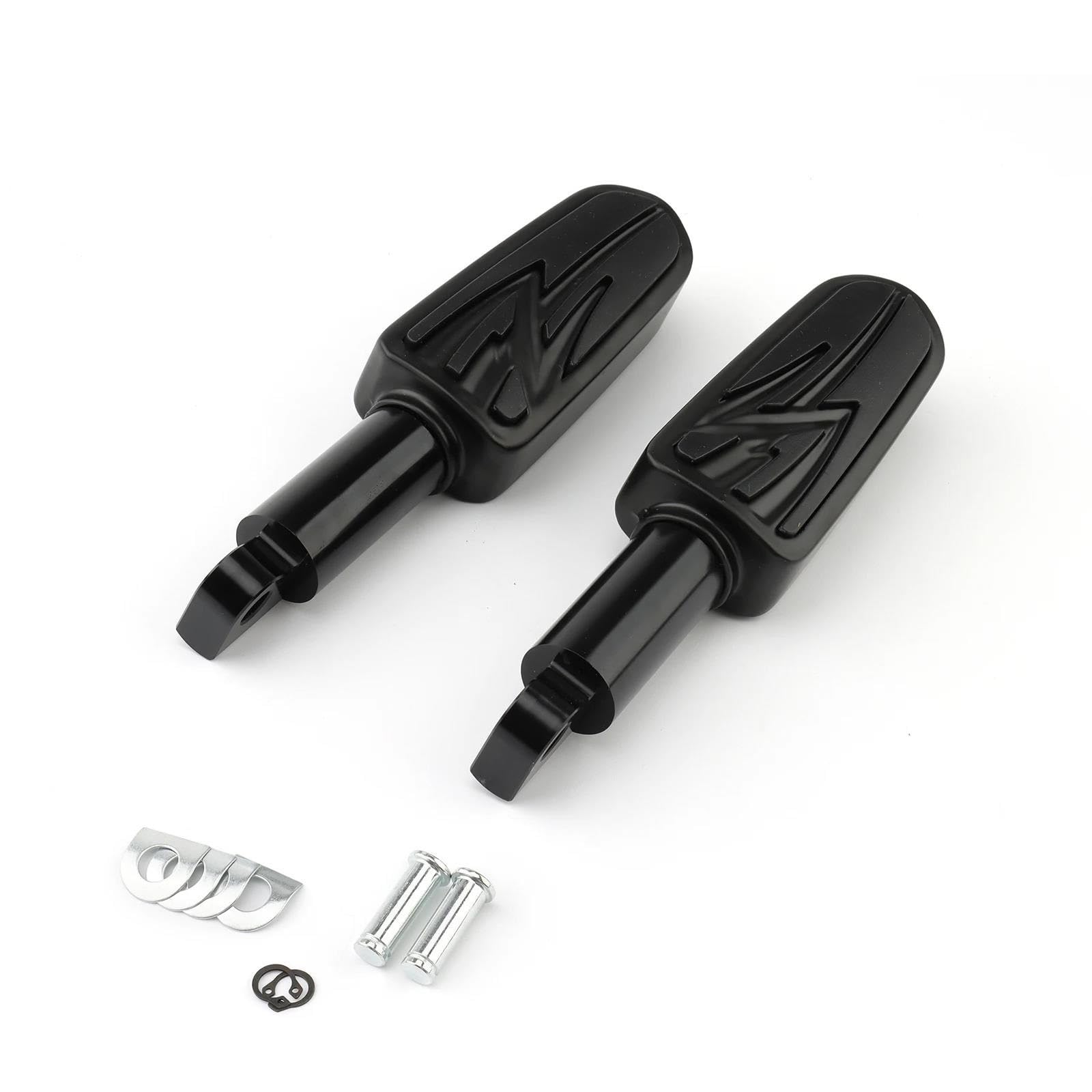 Fußrasten Pedal Für Harley Dyna Softail Schlank Touring Sportster 883 Motorrad Fuß Peg Extensions Fußrasten 2 "Verlängern Halterung Fußstütze Pedal Montieren Verstellbare Fußrasten Motorrad(Type D) von ASBVRJF