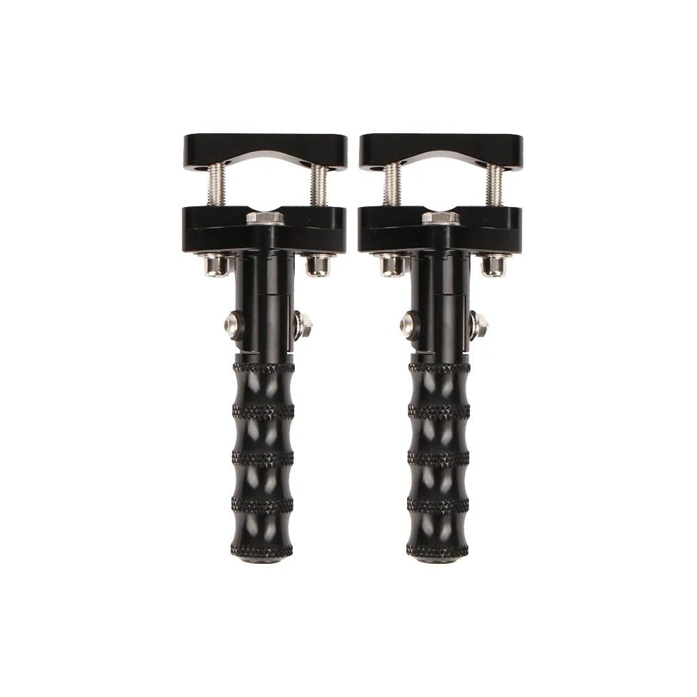 Fußrasten Pedal Für Tiger 800 XC/XCX/XCa Explorer 1200 Für V-Strom Für 650 Motorrad Aluminium Fußrasten Pegs Fußstützen Fuß Ruht Verstellbare Fußrasten Motorrad(Type A) von ASBVRJF