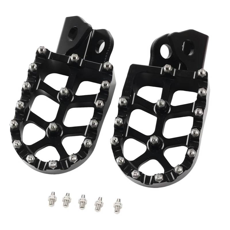 Fußrasten Pedal Für WR250R WR 250R 2008-2019 2020 WR250X WR 250X 2008-2011 Zubehör Motorrad Teile Fußrasten Fußrasten Stützen Pedale Verstellbare Fußrasten Motorrad(Black) von ASBVRJF