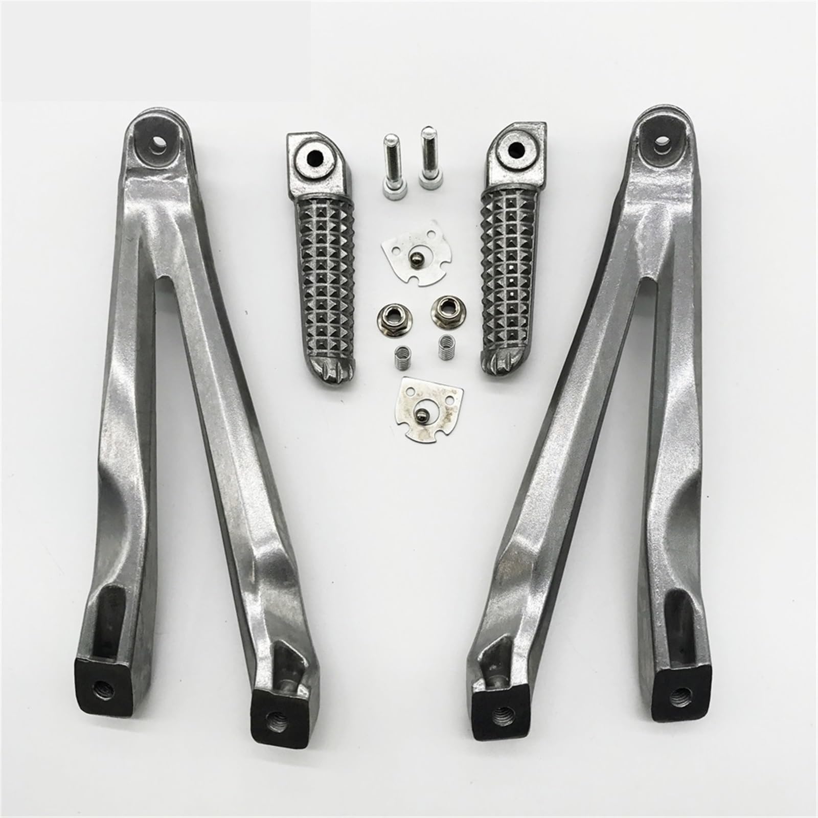 Fußrasten Pedal Motorrad Hinten Fußrasten Halterung Set Aluminium Legierung Halterung Für Für YZF R1 YZFR1 2004-2008 2005 2006 2007 Verstellbare Fußrasten Motorrad(B) von ASBVRJF