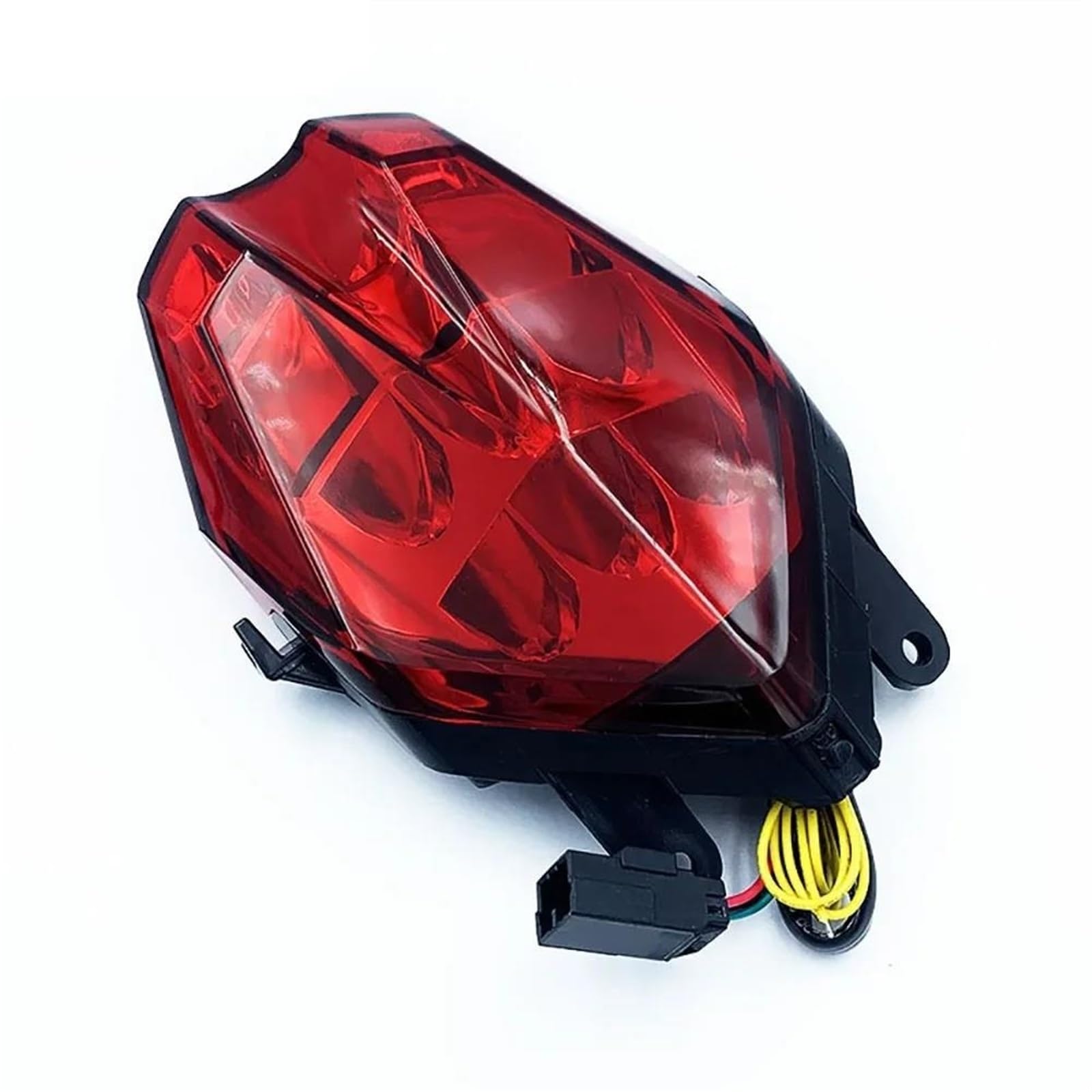 Integriertes Bremslicht für Motorrad, Blinker für Triumph Speed Triple 675/R Daytona 13-16, Street Triple S 765 17-18, Rücklicht für Motorrad, Bremslicht (Rot) von ASBVRJF