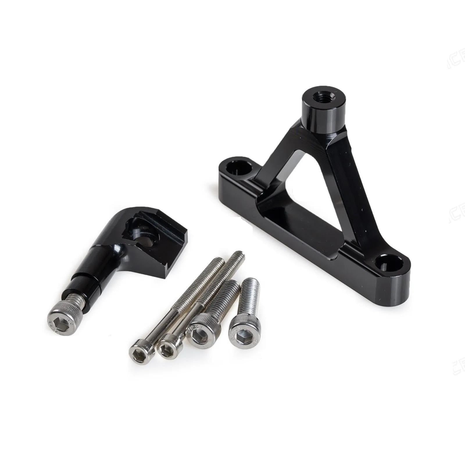 Lenkstabilisator Dämpferlenkung Motorrad Stabilisator Lenkung Dämpfer Halterung Kit Für Kawasaki Für Ninja ZX-6R ZX6R 2007 2008(Bracket) von ASBVRJF