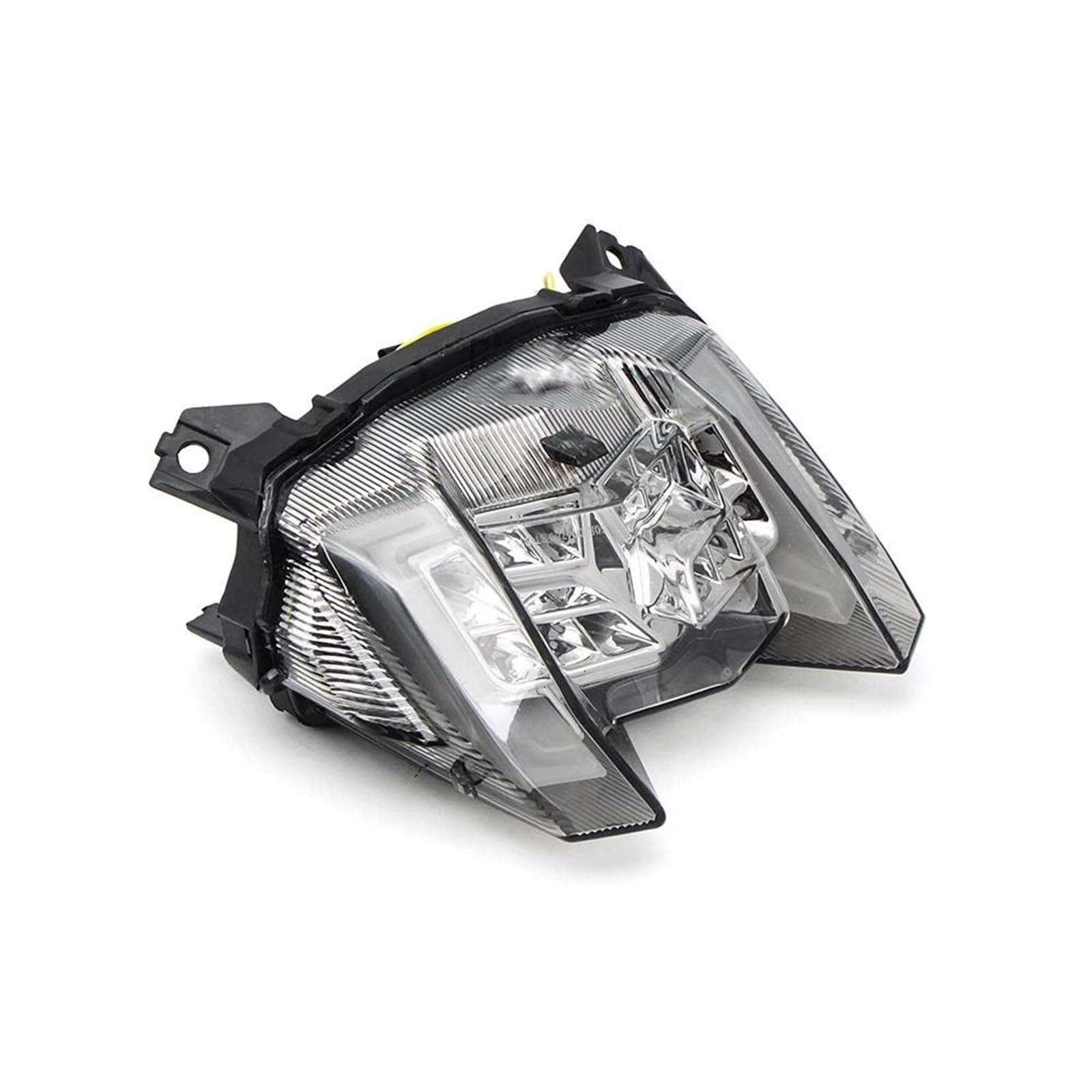 Motocycle Rücklicht Bremse Blinker Integriertes Rücklicht Für MT09 2017 2018 2019 E-Mark Motorrad Rücklicht Bremslicht Rund(Black) von ASBVRJF