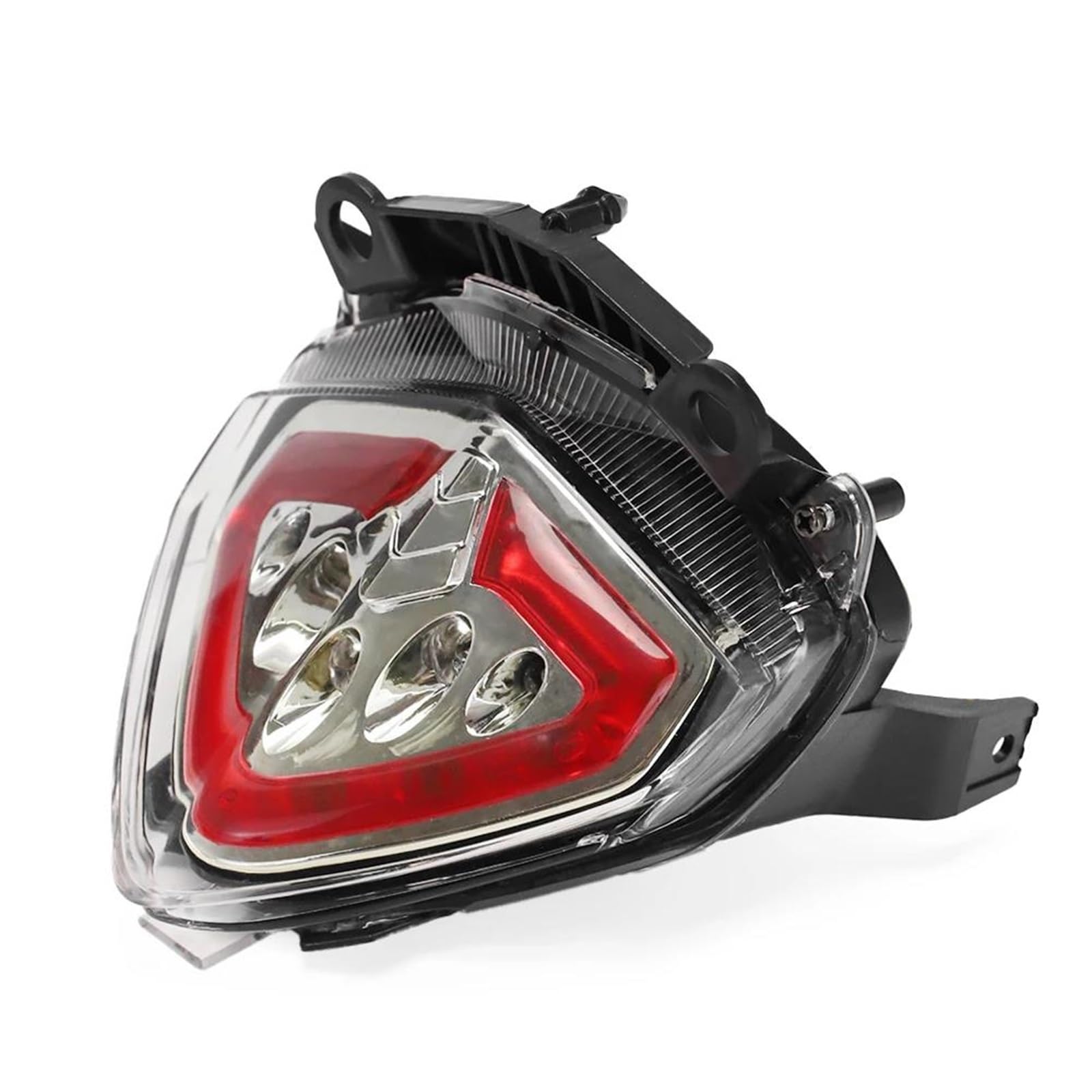 Motorrad Integrierte Blinker Rücklicht Bremslicht Blinker Für CB500F CBR500R CB500X CB400X CBR400R 2013-2015 Motorrad Rücklicht Bremslicht Rond(Clear) von ASBVRJF