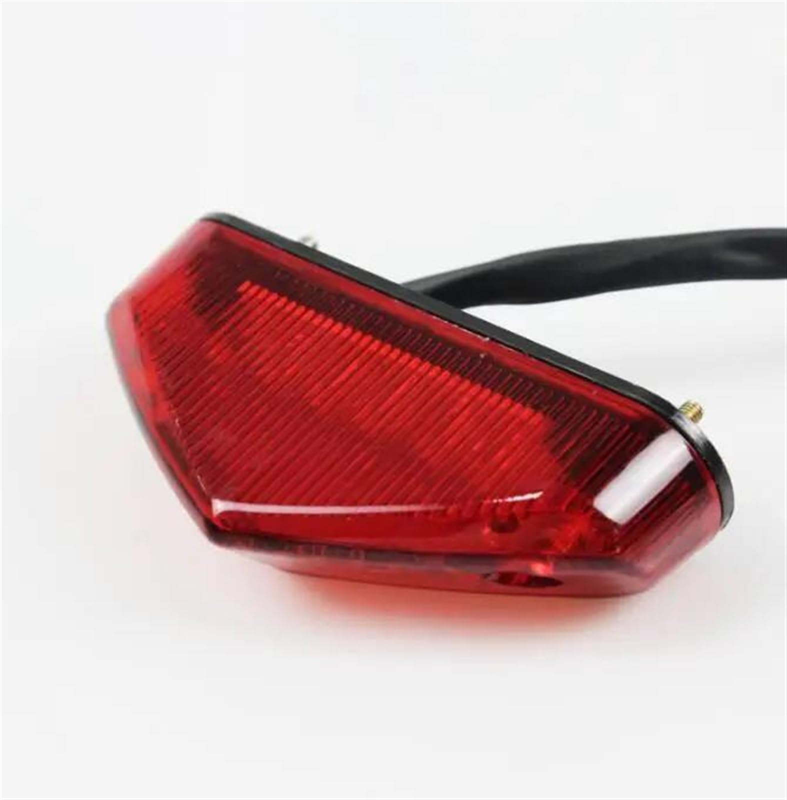 Motorrad Motorrad Fahrrad Rückfahrlicht Motorrad Zubehör Mit 200 St 12V Bremsstopp Rücklicht Signalanzeigen Motorrad Rücklicht Bremslicht Rund(Rot) von ASBVRJF