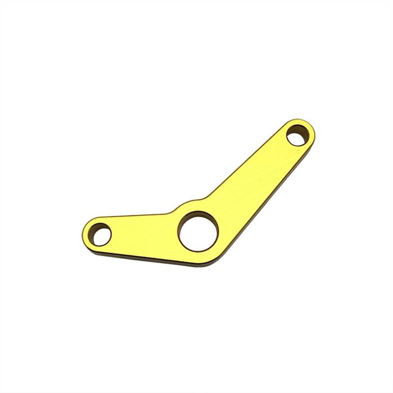 Schalthebelunterstützung CNC Aluminium Schalthebel Stabilisator Schaltstützplatte Motorrad Für Super Für Cub 110 Für CUB110 2022 2023 Hebel Halterung Für Schalthebel(Gold) von ASBVRJF