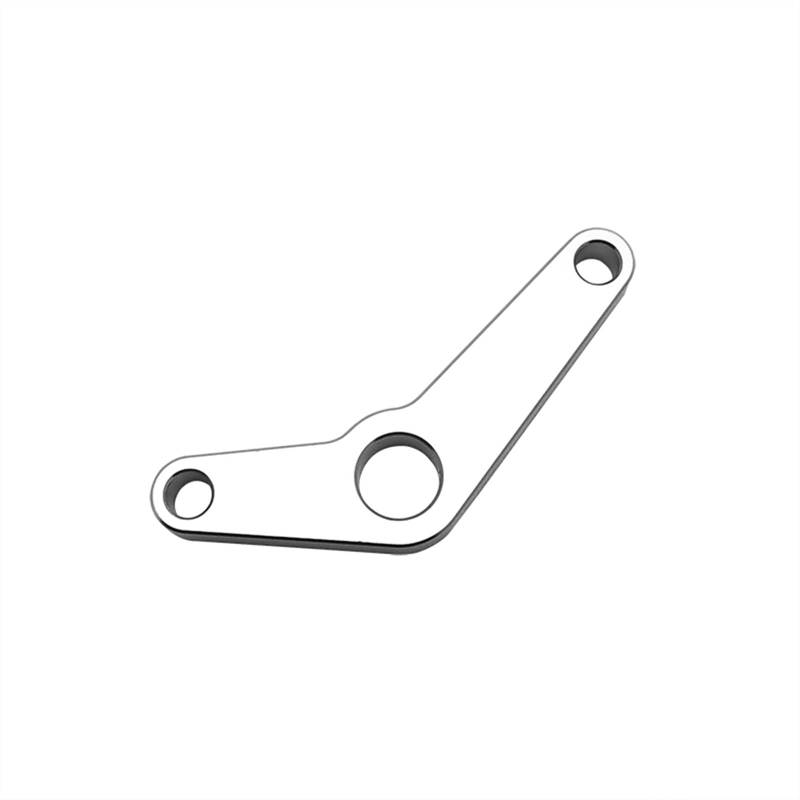 Schalthebelunterstützung CNC Aluminium Schalthebel Stabilisator Schaltstützplatte Motorrad Für Super Für Cub 110 Für CUB110 2022 2023 Hebel Halterung Für Schalthebel(Silver) von ASBVRJF