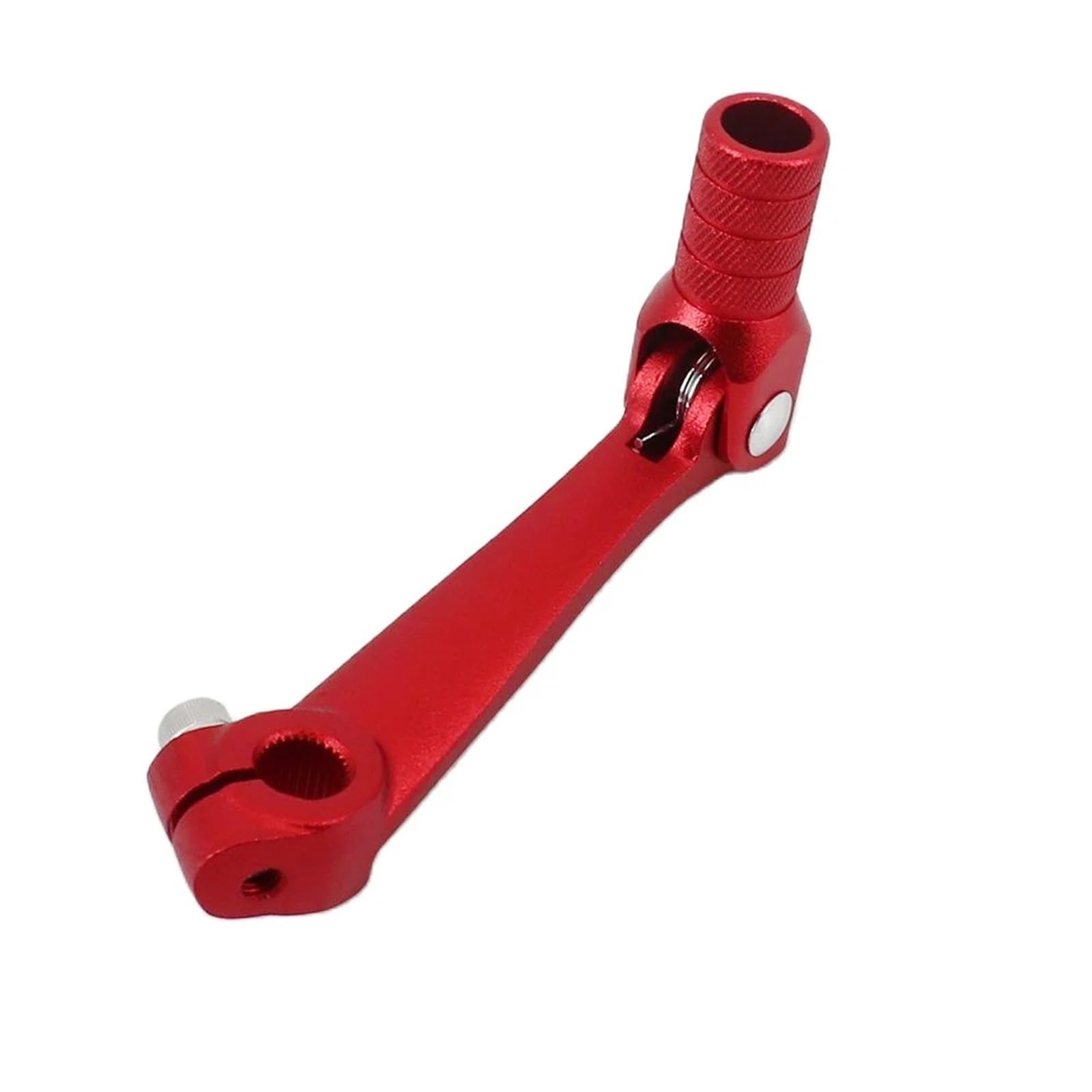 Schalthebelunterstützung CNC Folding Aluminium 10mm Motorrad Schalthebel Schalthebel Für Kayo Für T2 T4 T4L ATV Dirt Bike Pit Bikes Schalthebel Hebel Halterung Für Schalthebel(Red) von ASBVRJF