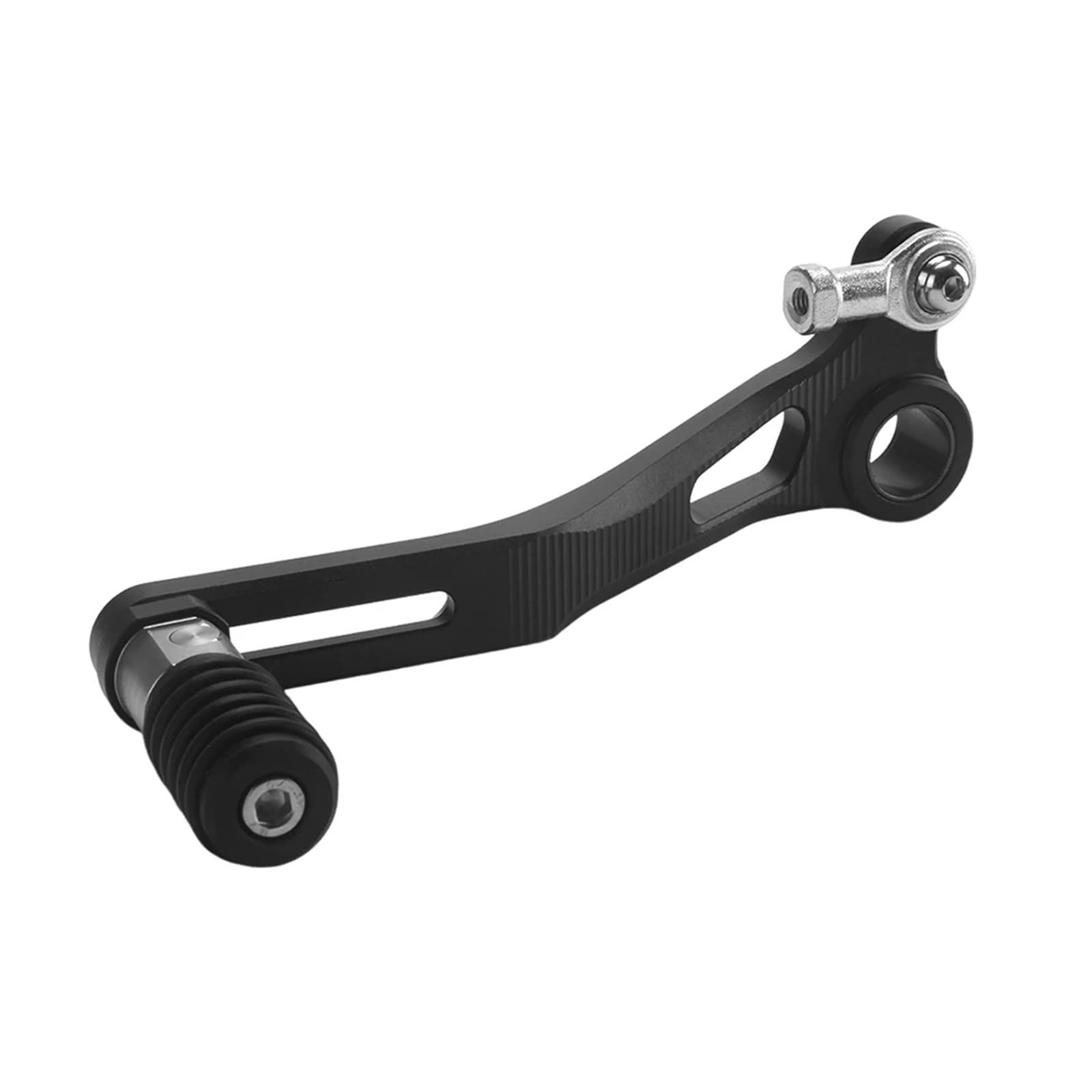 Schalthebelunterstützung Für Kawasaki Für 650 2008-2023 Motorrad CNC Aluminium Einstellbare Klapp Schalthebel Shift Pedal Hebel Hebel Halterung Für Schalthebel(Black) von ASBVRJF