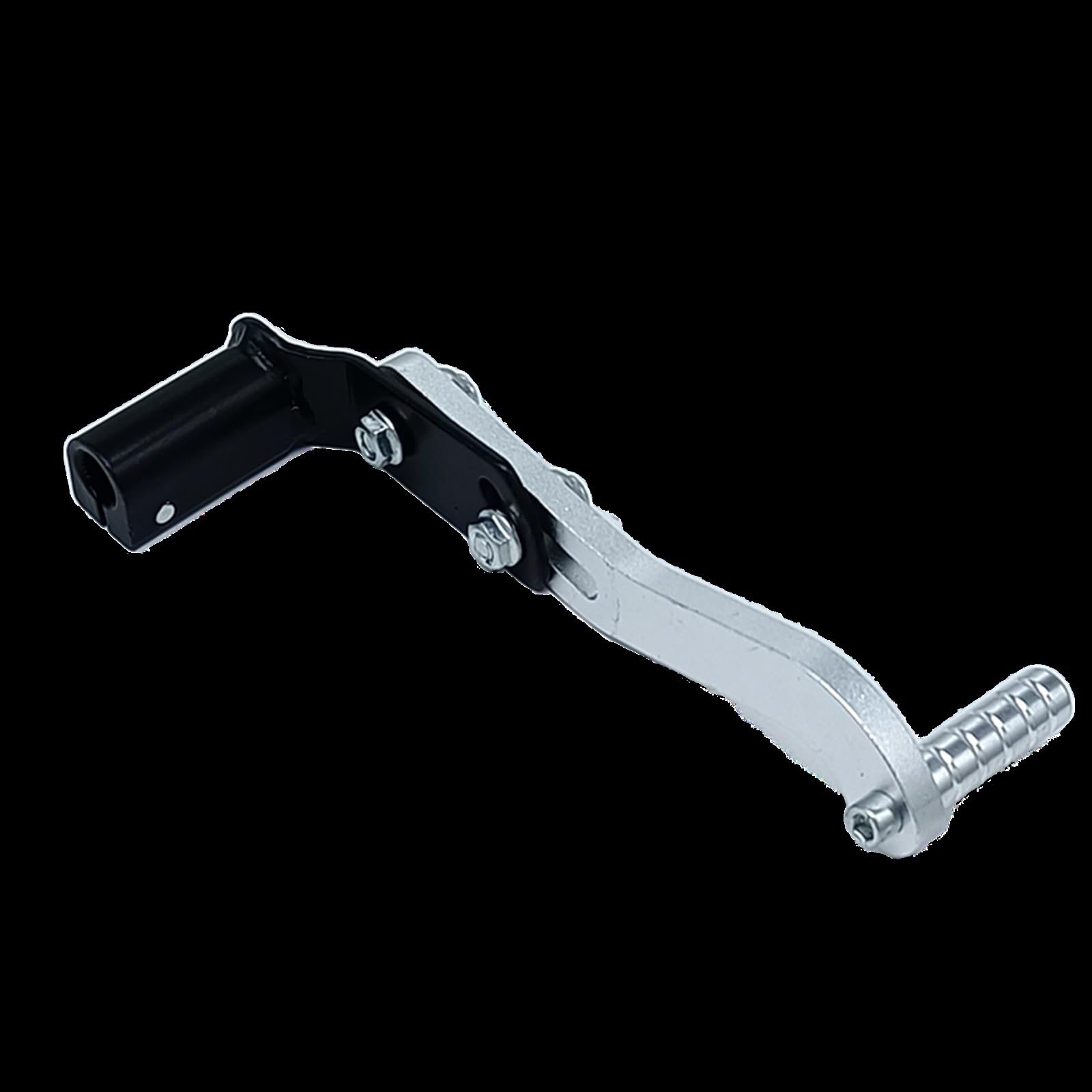 Schalthebelunterstützung Für Motorrad Motocross Dirt Bike Roller Universal Einstellbare CNC Aluminium Legierung Fuß Kick Starter Schalthebel Hebel Halterung Für Schalthebel(Silver) von ASBVRJF