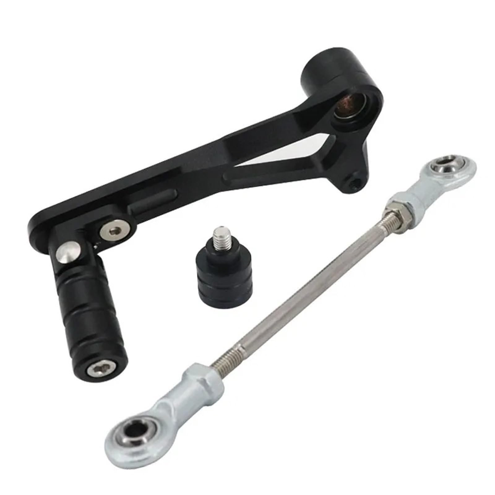 Schalthebelunterstützung Motorrad Schalthebel Einstellbare Kupplung Hebel Schalthebel Stange Quick Shifter Für Ducati Für Monster 821 1200R 2014- Hebel Halterung Für Schalthebel(Black) von ASBVRJF