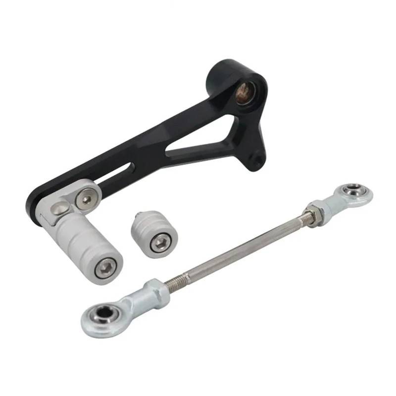 Schalthebelunterstützung Motorrad Schalthebel Einstellbare Kupplung Hebel Schalthebel Stange Quick Shifter Für Ducati Für Monster 821 1200R 2014- Hebel Halterung Für Schalthebel(Silver) von ASBVRJF