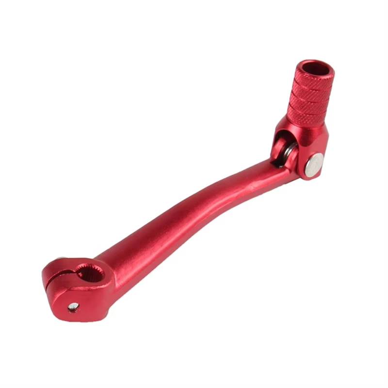 Schalthebelunterstützung Motorrad Schalthebel Hebel Aluminium Universal Für Chinesische 50 70 90 110 125 140 150 160 Cc Dirt Bike Pit Bike Monkey Bike Hebel Halterung Für Schalthebel(Red) von ASBVRJF