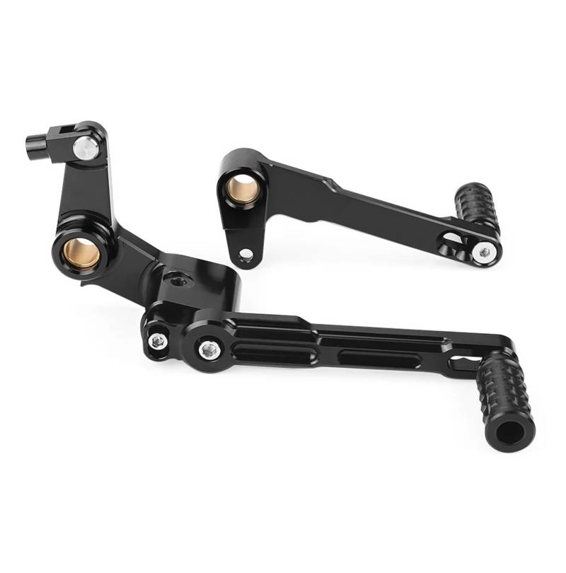 Schalthebelunterstützung Motorrad Zubehör CNC Einstellbare Shifter Pedal Schalthebel Hinten Fuß Bremspedal Für Ducati Für Monster 696 795 796 1100/S Hebel Halterung Für Schalthebel(One Set) von ASBVRJF