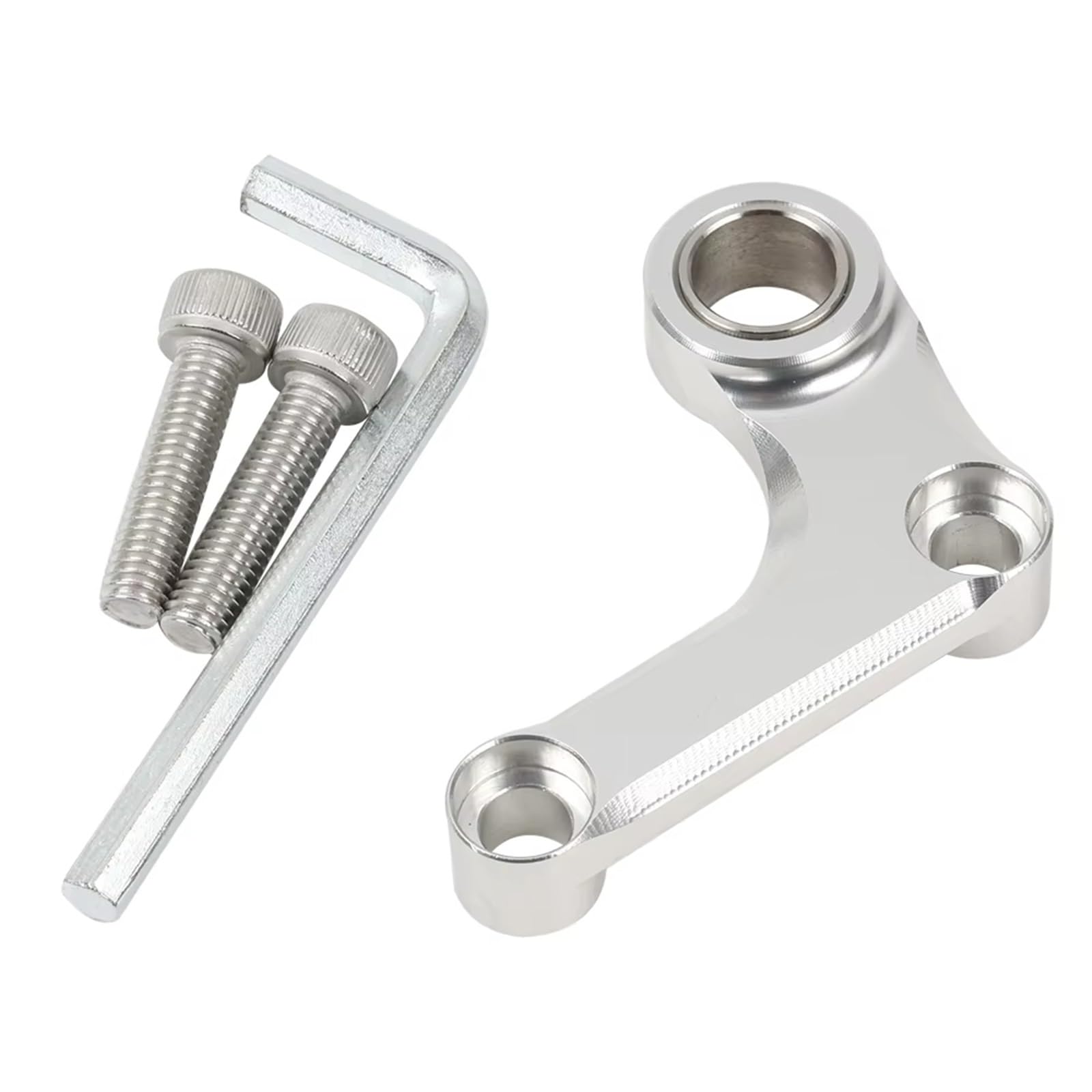 Schalthebelunterstützung Motorrad Zubehör Schalthebel Shift Stabilisator Unterstützung Retainer Für TRIUMPH Für DAYTONA 675 R Für STREET TRIPLE 765 RS S 2020 2021 Hebel Halterung Für Schalthebel(Silve von ASBVRJF