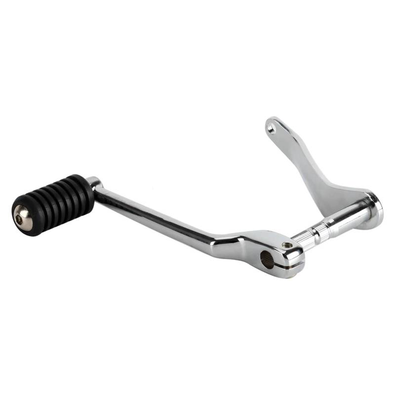 Schalthebelunterstützung Schwarz Motorrad Ferse Schalthebel Shifter Peg Fußrasten Pedal Für Harley Für Softai FLHC FLFB Touring Road King Street Glide Hebel Halterung Für Schalthebel(Silver) von ASBVRJF