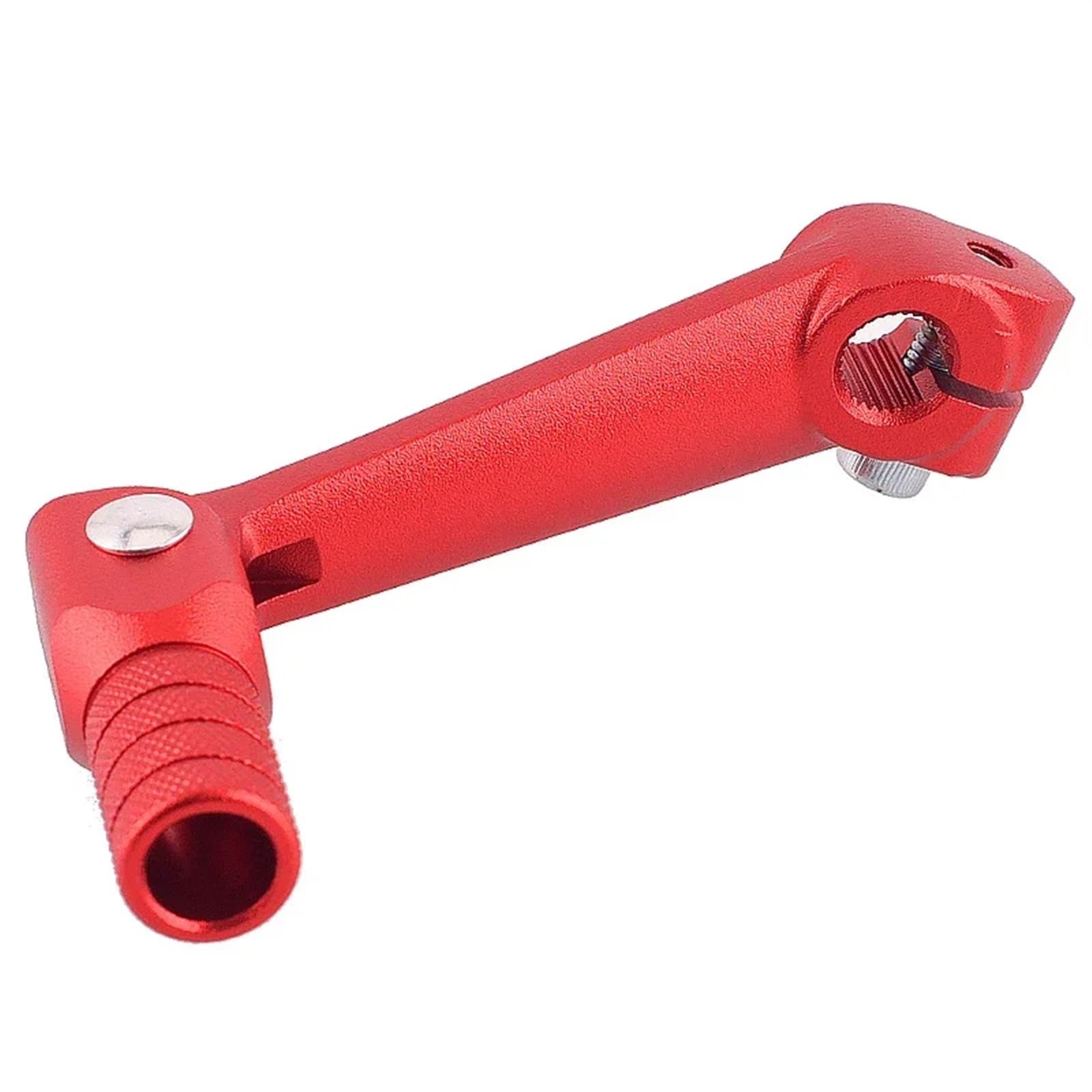 Schalthebelunterstützung Universal CNC Motorrad Schalthebel Für Kayo Für T2 Für T4 T4L BSE Apollo Chinesischen CB 250cc CB250 Motor Enduro Dirt Pit Bike Hebel Halterung Für Schalthebel(Red) von ASBVRJF