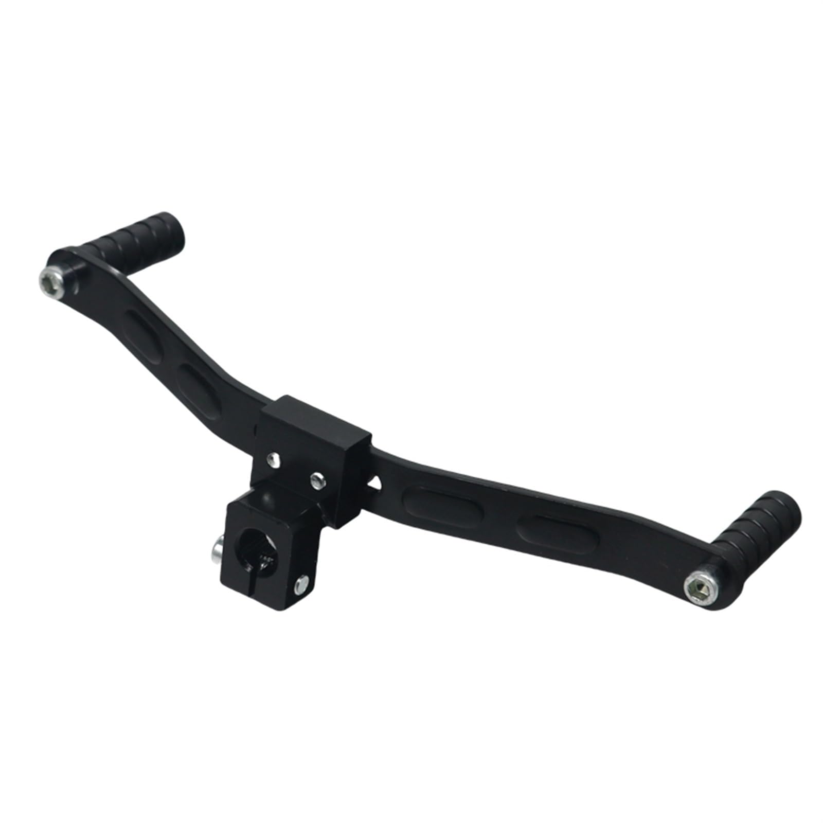 Schalthebelunterstützung Universal Motorrad Dual Way Schalthebel Fußstütze Pedal Shifter 21 cm Für Motorrad Roller Umrüstung Teile Änderung Hebel Halterung Für Schalthebel(Black) von ASBVRJF