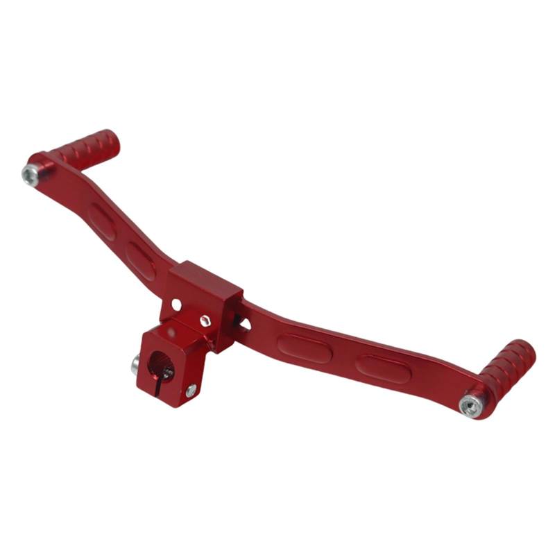 Schalthebelunterstützung Universal Motorrad Dual Way Schalthebel Fußstütze Pedal Shifter 21 cm Für Motorrad Roller Umrüstung Teile Änderung Hebel Halterung Für Schalthebel(Red) von ASBVRJF