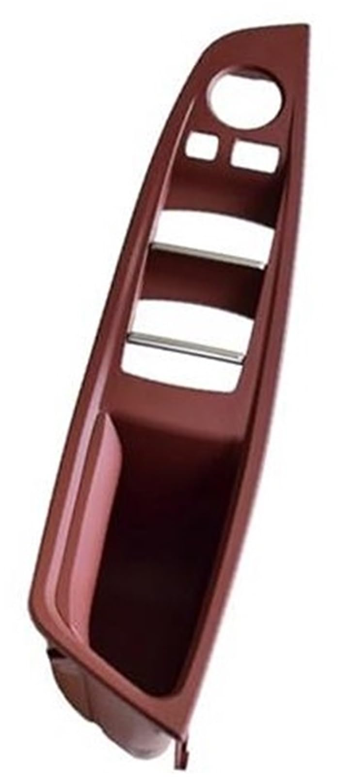 4 7-teiliges Set Rechtslenker RHD, for, 5er F10 F11 520 525 Rotweingrau Auto-Innentürgriff Innenverkleidung Zugverkleidung 51417225851 Innentürgriffgriff(Wine Red-Panel) von ASDGH