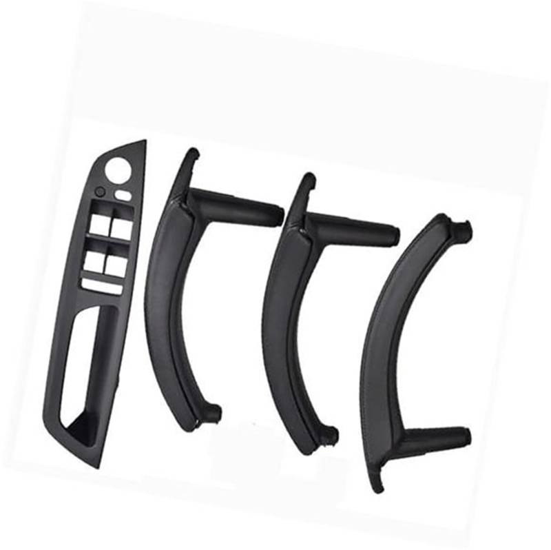 4PCS Set LHD RHD Carbon Fiber Texture Auto Links Rechts Innen Innen Tür Pull Griff Trim Abdeckung, for, E70 E71 X5 X6 Innentürgriffgriff(RHD-Black-Standard) von ASDGH