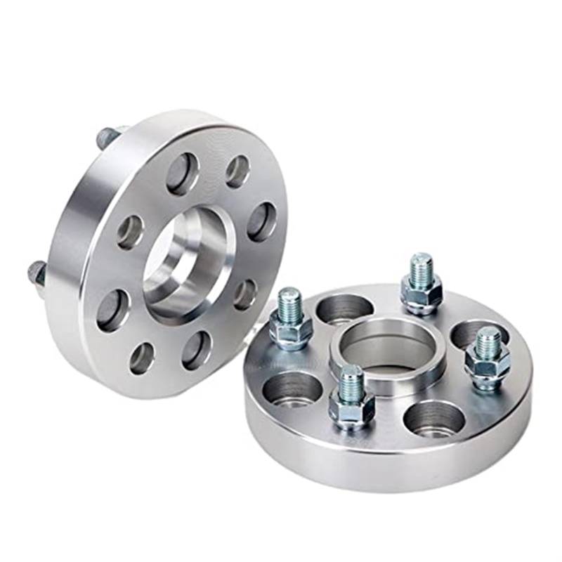 ASDGH 2 Stück PCD 4x114.3 15/20/25/30/35 mm Hubcentric 60,1 mm Mutter 12 * 1,25 Spurverbreiterung Adapter, for Anzug 4lug Auto Nabenzentrischer Spurverbreiterer(Black 2PCS 25MM SILVER) von ASDGH