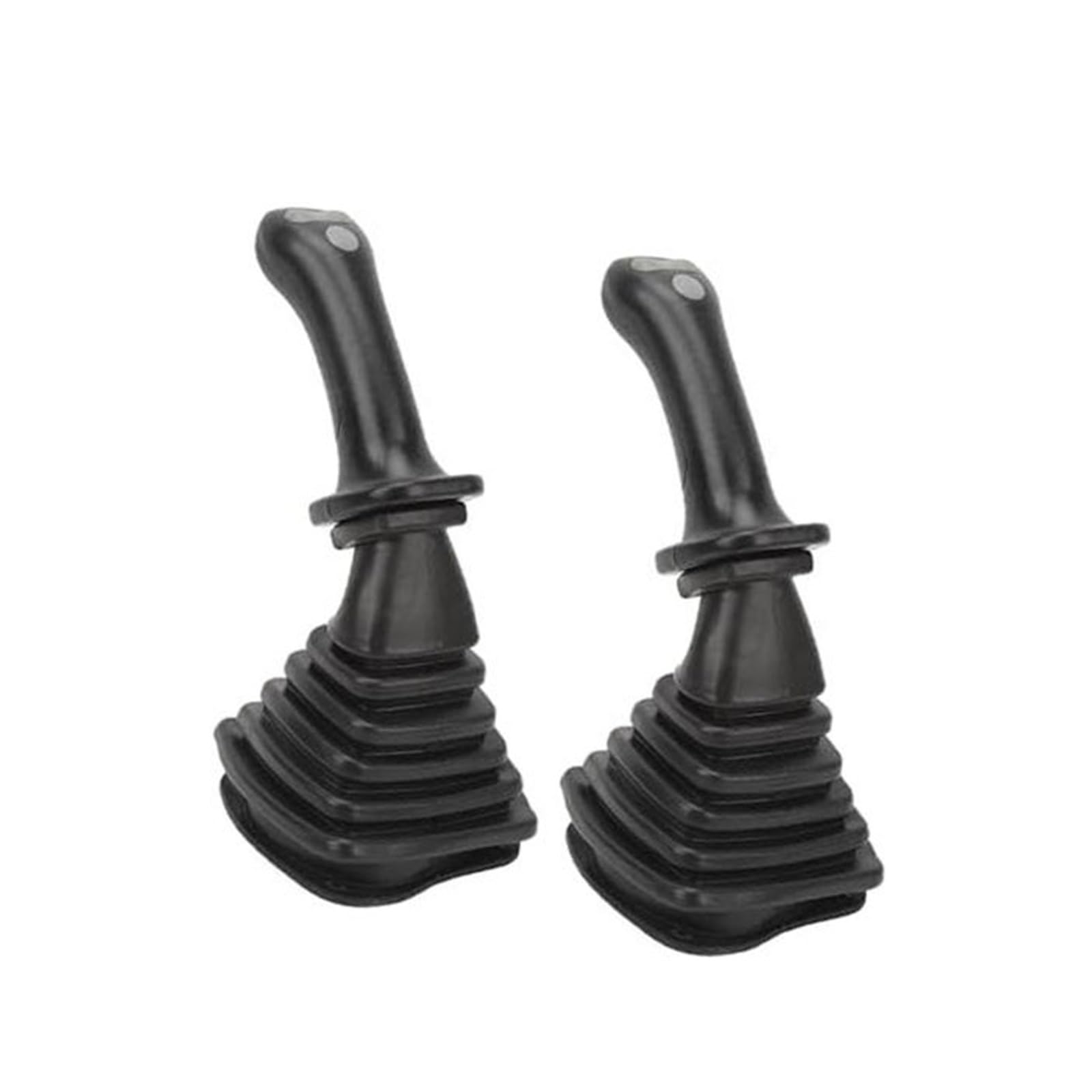 ASDGH 2-teiliger Bagger-Joystickgriff mit 3 Tasten, Ersatz-Premium-Ergonomie-Joystick in Schwarz, for Doosan DH DX150 215 225 300 370-9C, Außentürgriff Ersatz-Bagger-Steuergriff von ASDGH