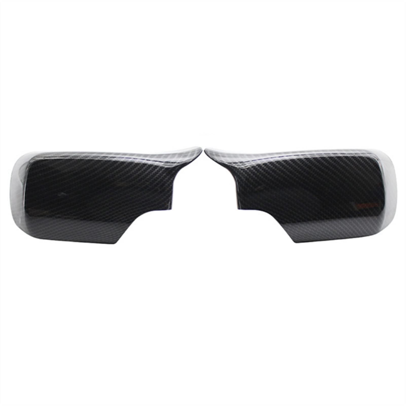 ASDGH 2x Car Side Rear View Mirror Cover Cap Shell Replacement, for BMW, E46 E39 1998-2005 Außenspiegelabdeckungen(Carbon Fiber Look) von ASDGH