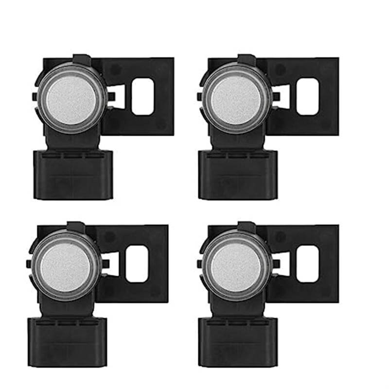 ASDGH 4 STÜCKE 3-farbige Einparkhilfe-Sensoren, Rückfahrassistent, for 39680-TV0-E111-M1 39680TV0E111M1 0263023776 Backup-Parksensor(Silver) von ASDGH