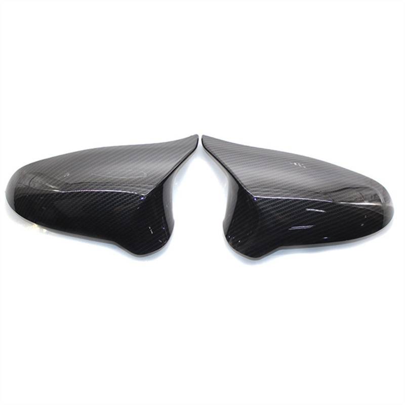 ASDGH A Pair Car Rear View Side Mirror Cover Caps Shell, for BMW, F80 F82 M4 LHD 2015 2016 2017 2018 Carbon Fiber Außenspiegelabdeckungen(Carbon fiber) von ASDGH