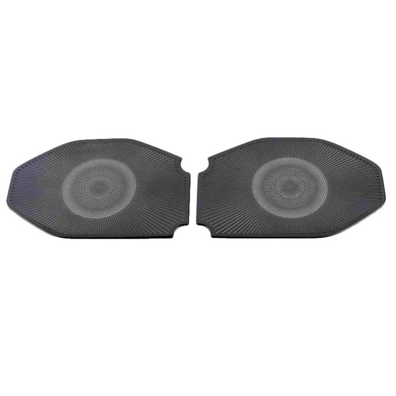 ASDGH Auto-Audio-Lautsprecherabdeckung, for Jeep Wrangler JL 2018 2019 2020 Frontsäule A Stereo-Lautsprecher Audio-Lautsprecher Sound Molding Verkleidung der Lautsprecherabdeckung(Black-01) von ASDGH