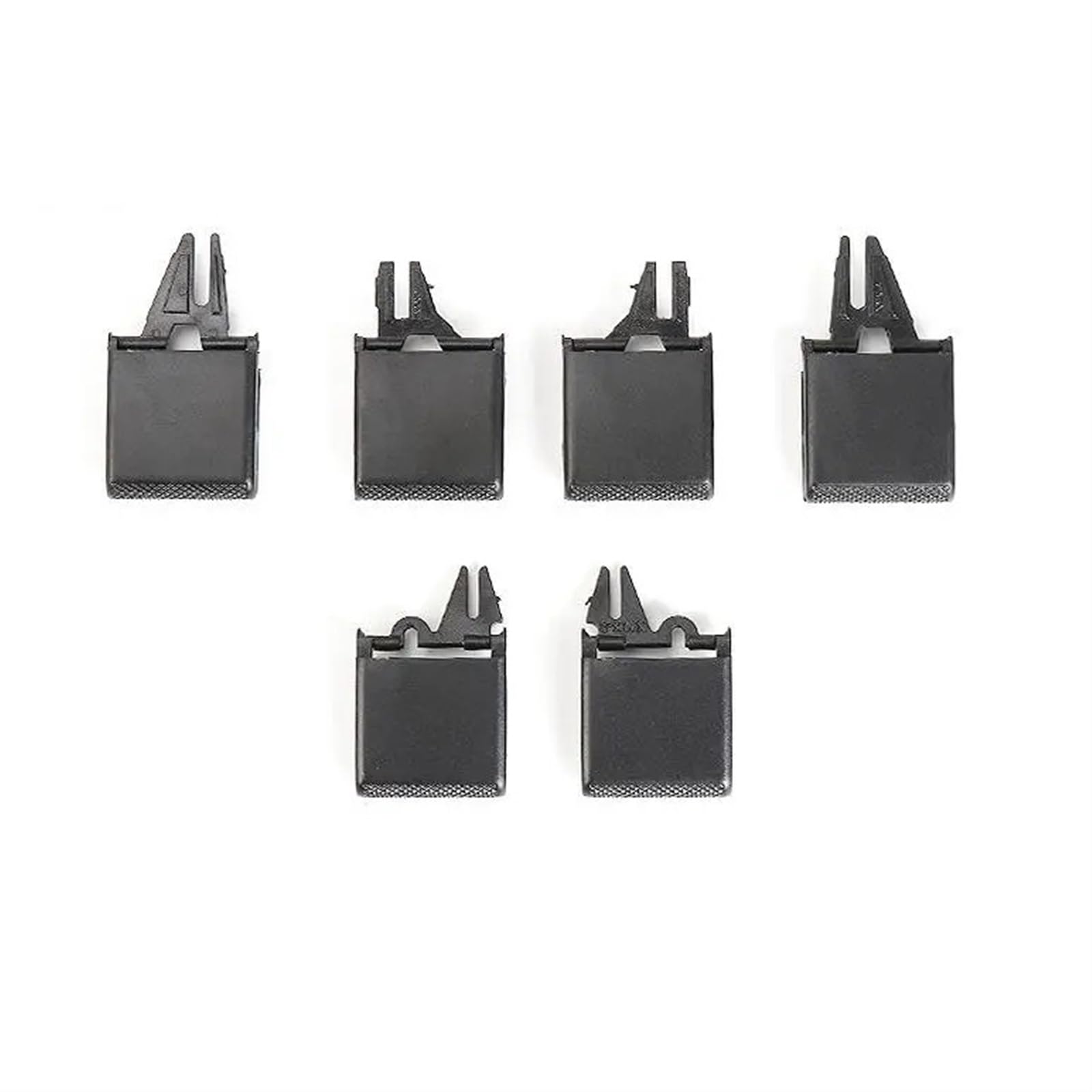 ASDGH Auto vorne hinten AC Air Vent Outlet Tab Clip Reparatursatz Klimaanlage Vent Outlet Clip, for Porsche, for MACAN, 2018-2023 Luftclip für die Klimaanlage in der Fahrzeugmitte(Total 6pcs) von ASDGH