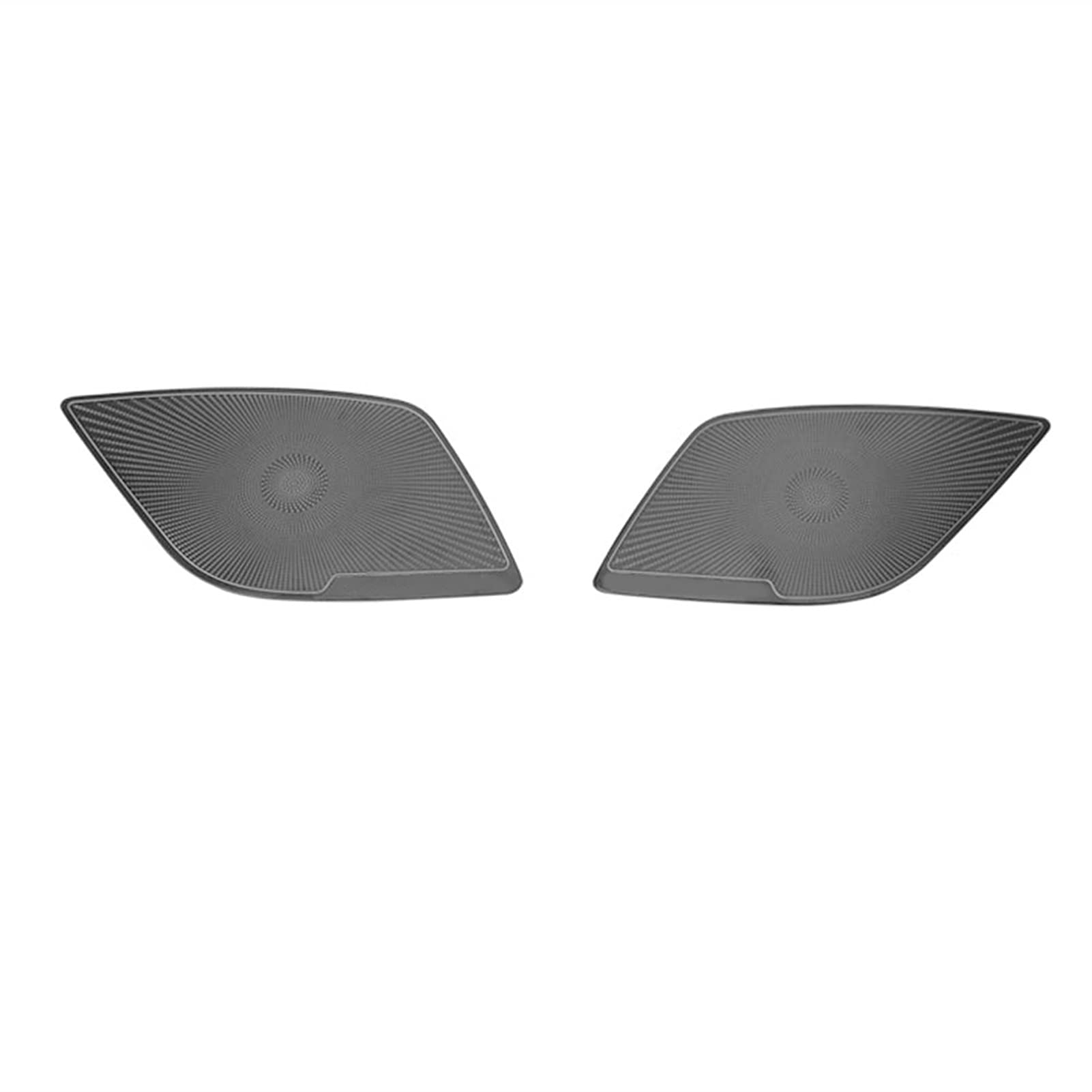 ASDGH Edelstahl-Lautsprecherpolster for Autotürverkleidung, Lautsprecherabdeckung, Zierrahmen, Aufkleber, Zubehör, for Toyota, Sienna XL30 2011-2019 Verkleidung der Lautsprecherabdeckung(3rd Row Black von ASDGH