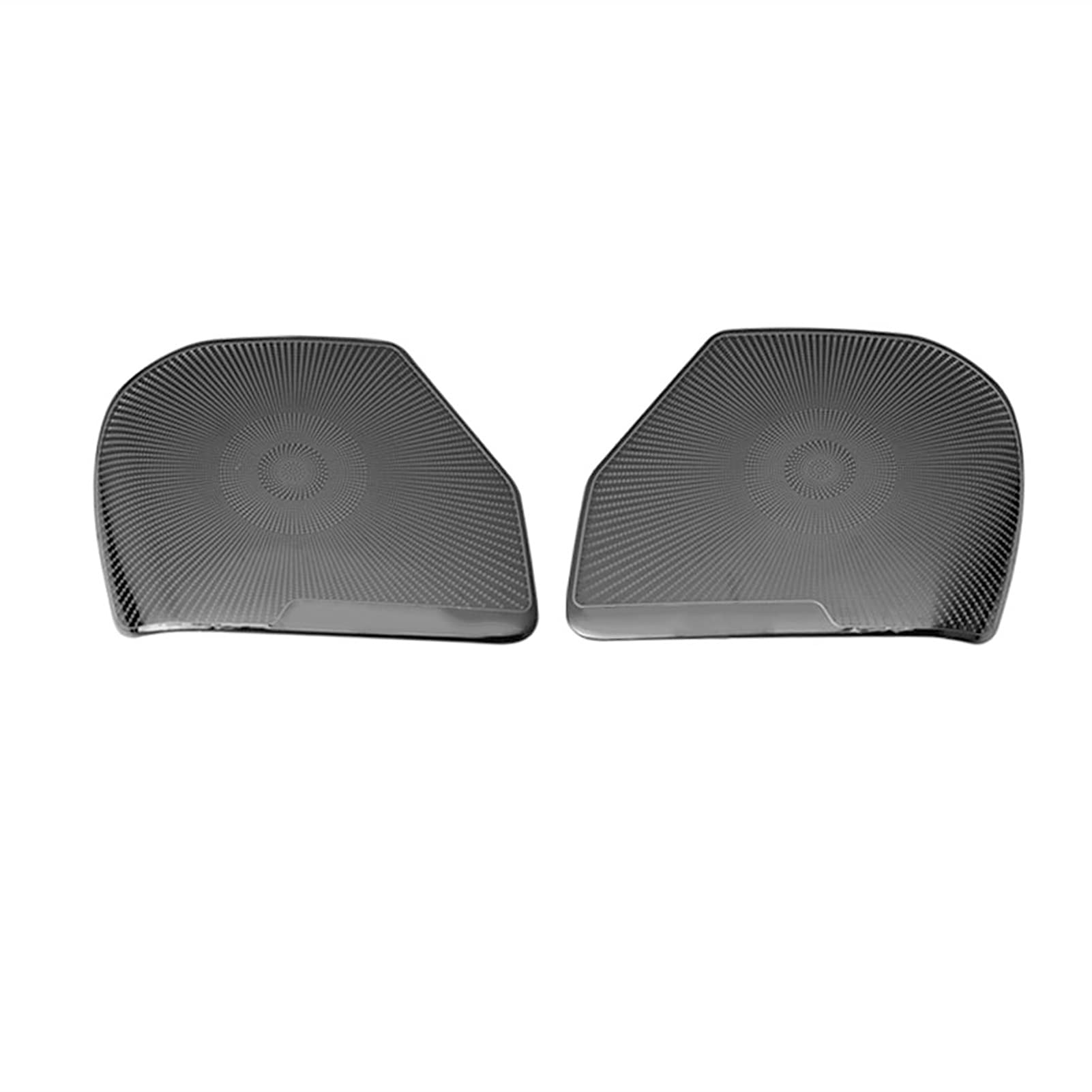 ASDGH Edelstahl-Lautsprecherpolster for Autotürverkleidung, Lautsprecherabdeckung, Zierrahmen, Aufkleber, Zubehör, for Toyota, Sienna XL30 2011-2019 Verkleidung der Lautsprecherabdeckung(Front Black-L von ASDGH