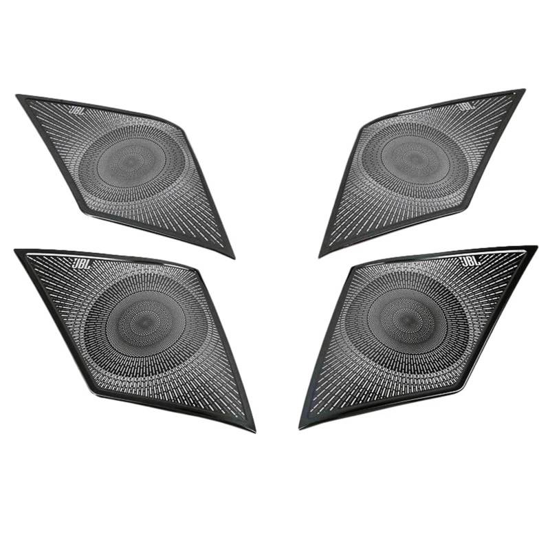 ASDGH For Kia, Optima K5 2021 2020 Zubehör Autotür-Lautsprecherabdeckung Car-Audio-Lautsprechergehäuse Stereo-Soundrahmen Dekorationsteil Verkleidung der Lautsprecherabdeckung(Black) von ASDGH