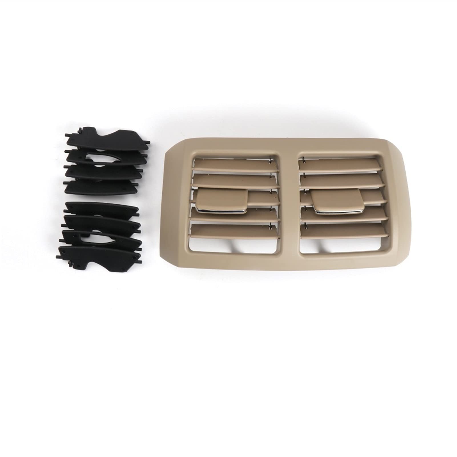 ASDGH Hinten Mittelkonsole Air Vent Vent Outlet Vents Grille Abdeckung, for Mercedes, for Benz W251 R Klasse 2518301154 Lüftungsgitter am Armaturenbrett(Beige) von ASDGH